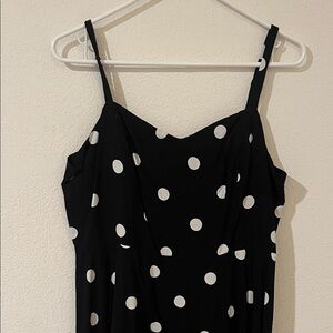 Black and White Polka Dot Dress